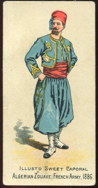 345 Algerian Zouave French Army 1886